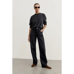AYR The Culture Size 31 Black Caviar Relaxed Barrel Leg Jeans